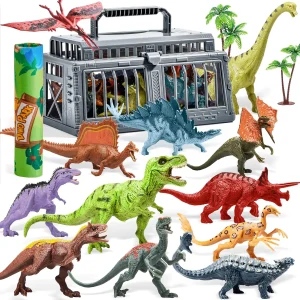 Joyfy 19 PCS Realistic Dinosaur Figures