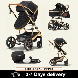 2 in 1 Stroller for Infant Toddler, Easy Fold