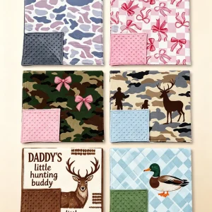 Cute Print Baby Blanket Double Layer